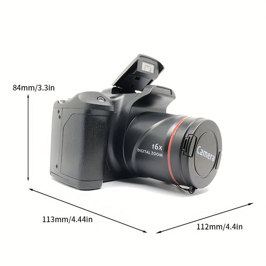 16 Million Pixel Digital Camera Active, Portable Small Digital Camera For Beginners, 16X Teach Code Zoom Photos And Videos, Suitable For Portrait Shooting, Night Scene, Family Life Recording, Gifts! Batteries Are Not Included, 4 X 5 Batteries Need To Be P
